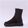 Wonders Xfly Toe Cap Platform Boot - Brown Suede